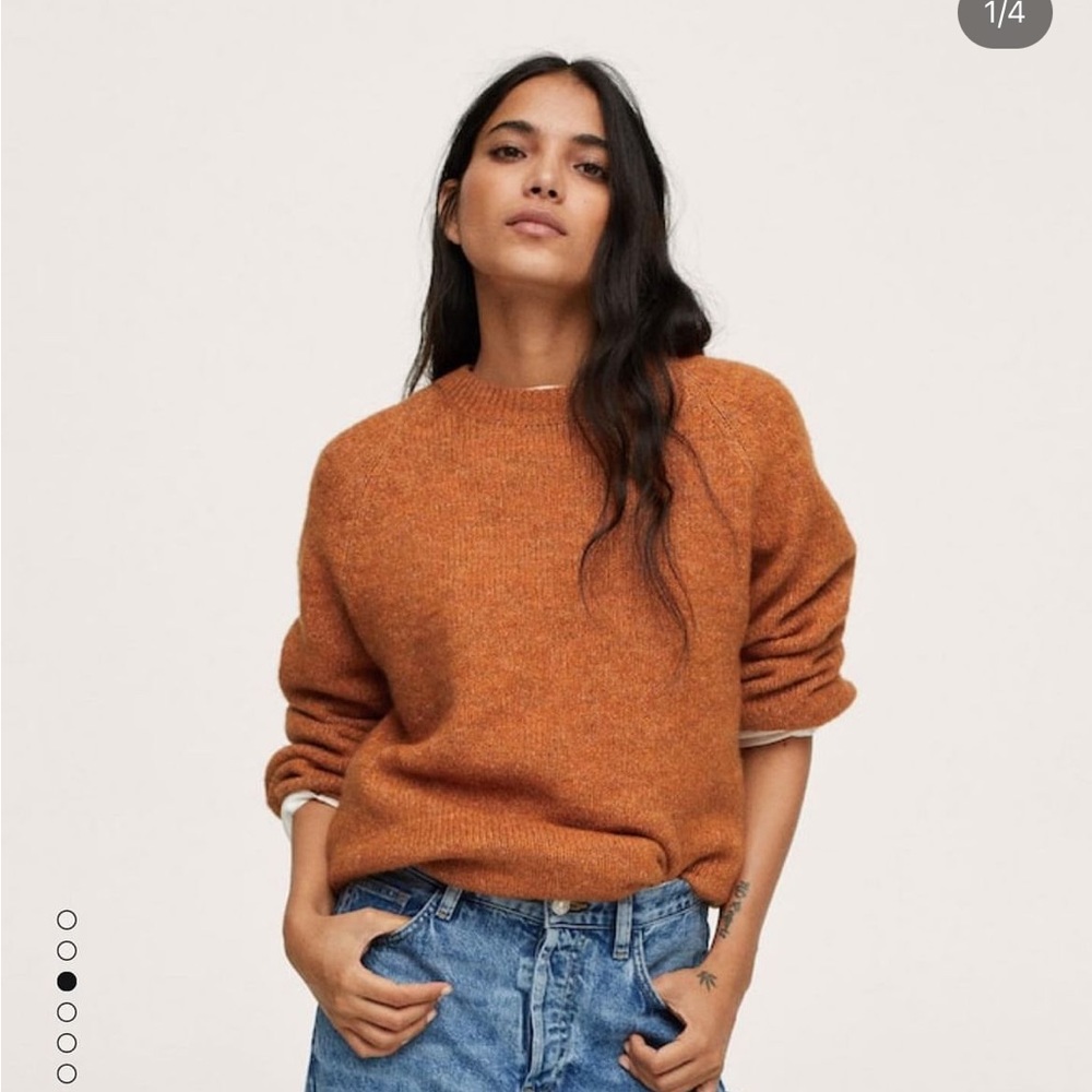 Mango oversize knit sweater